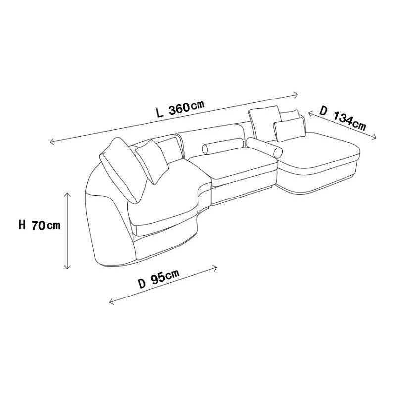 Cartier Sectional Sofa