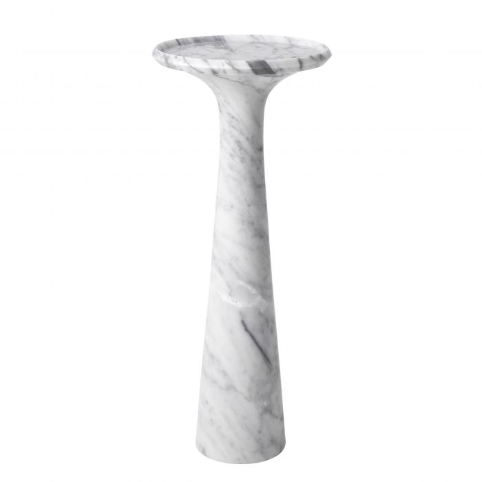 Pompano Marble Side Table / High