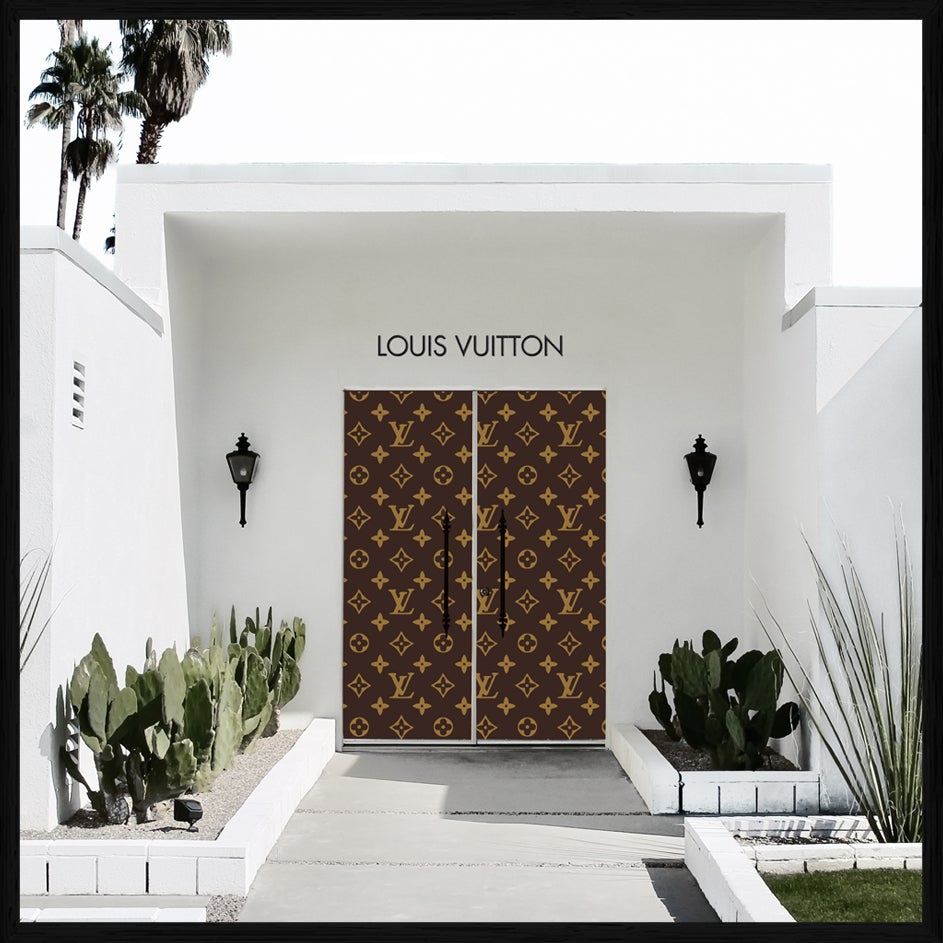 Vibe Doors Print on Glass