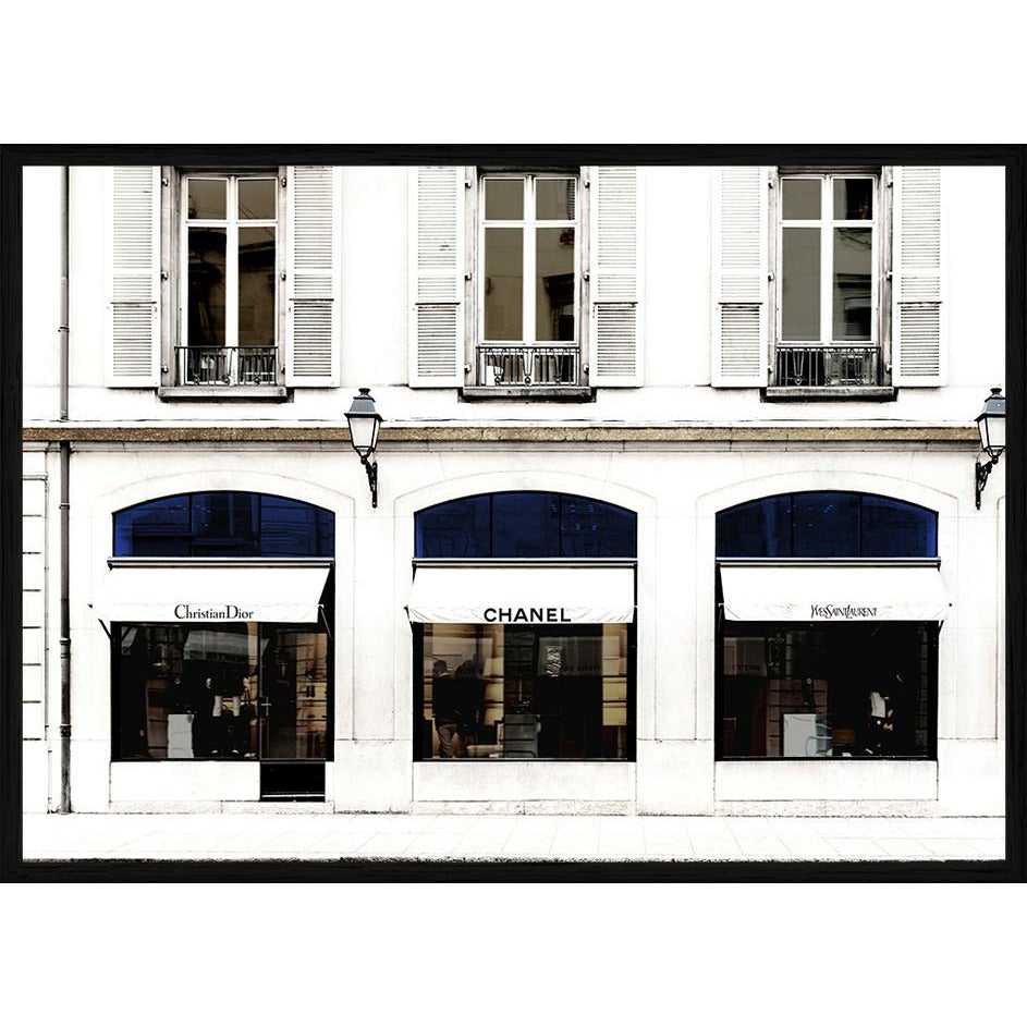 Luxe store Print on Glass