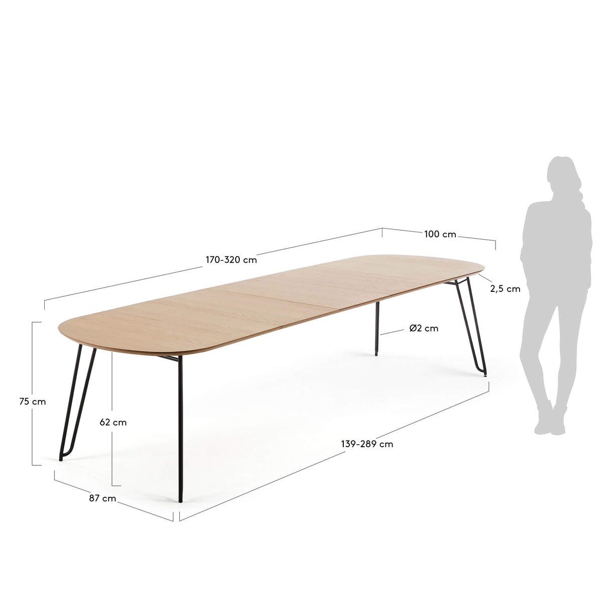 Novaks Round Dining Table (L)