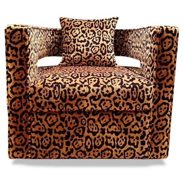 Leopard Swivel Chair