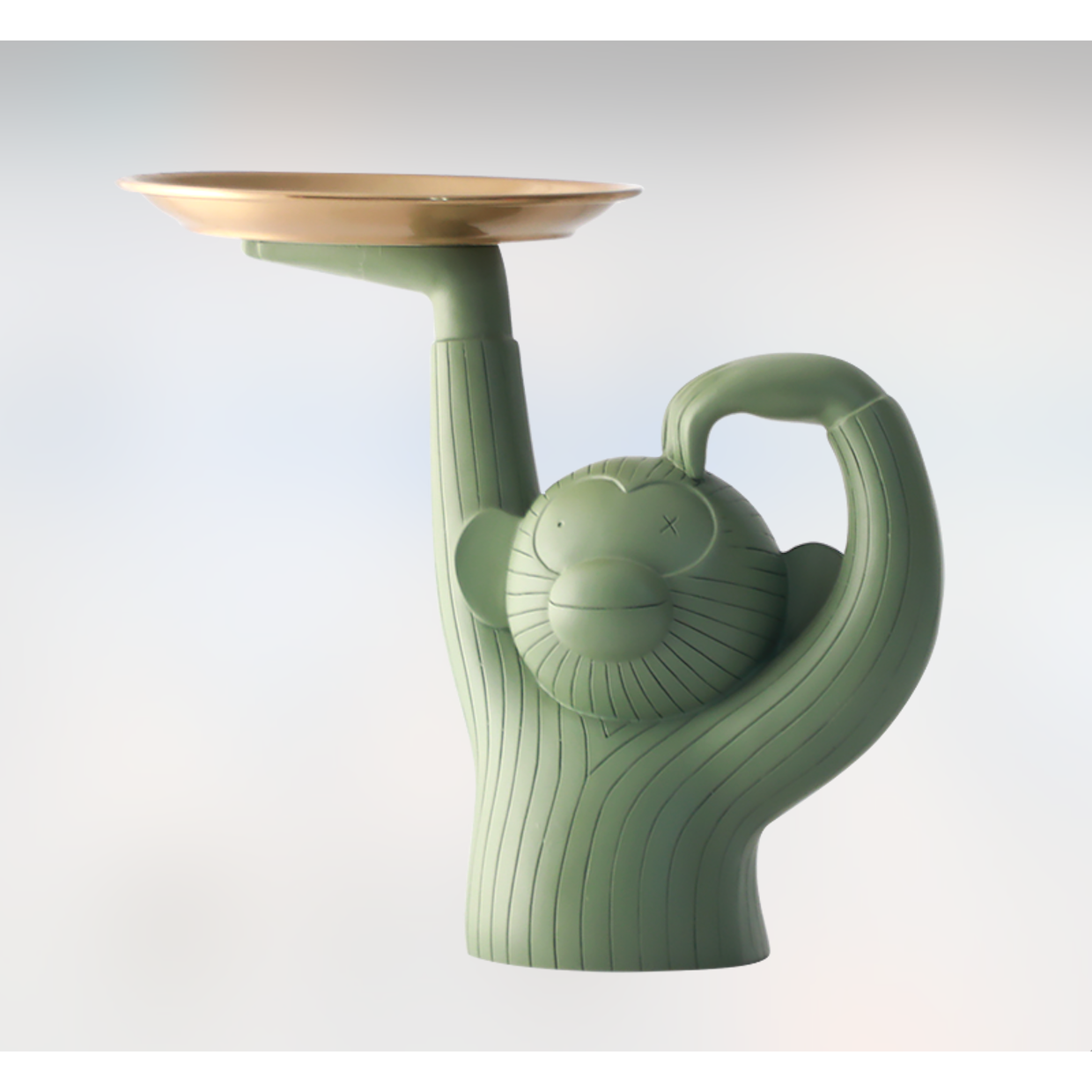 Monkey Holding Tray