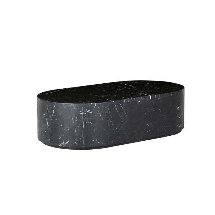 Ellery Block Oval Coffee Table