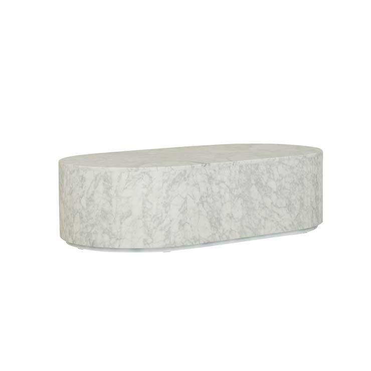 Ellery Block Oval Coffee Table