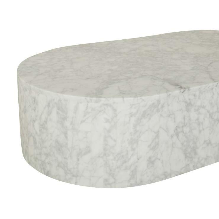 Ellery Block Oval Coffee Table