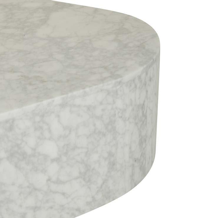 Ellery Block Oval Coffee Table
