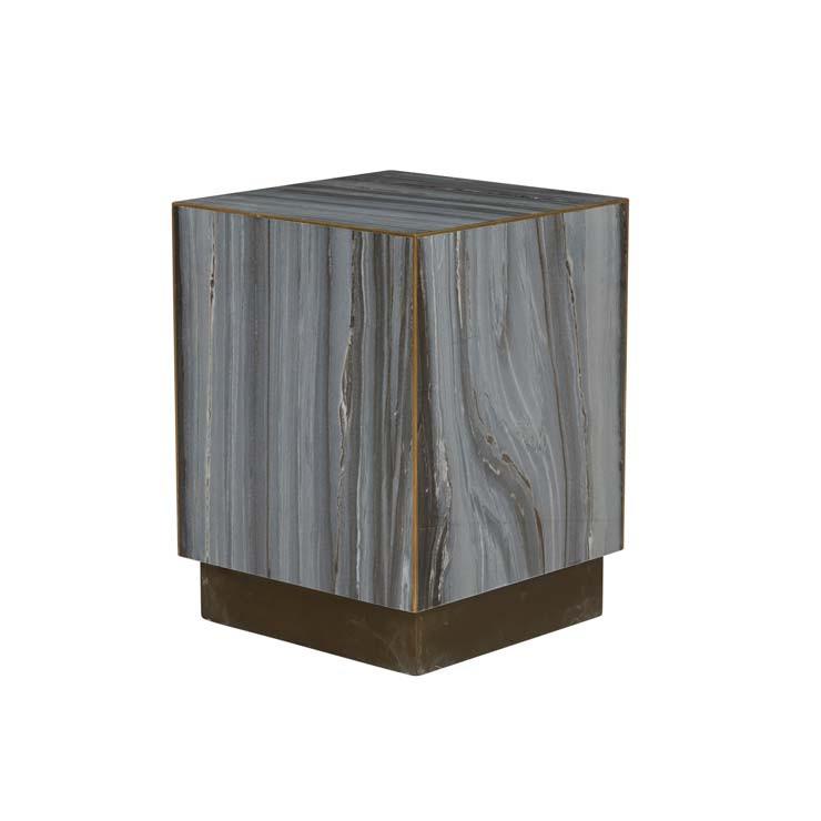 Verona Block Marble Side Table