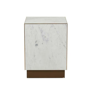 Verona Block Marble Side Table