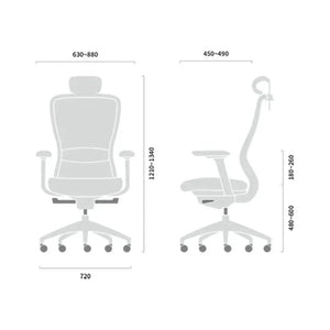 UFOU VX Ergonomic Office Chair Mesh Work Computer Gaming Designer - Lion