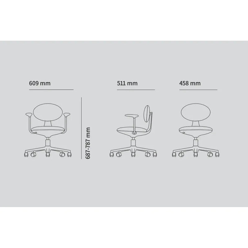 UFOU Joyin Childrens Designer Study Chair w/ Auto Brake Safety System - Kingbird