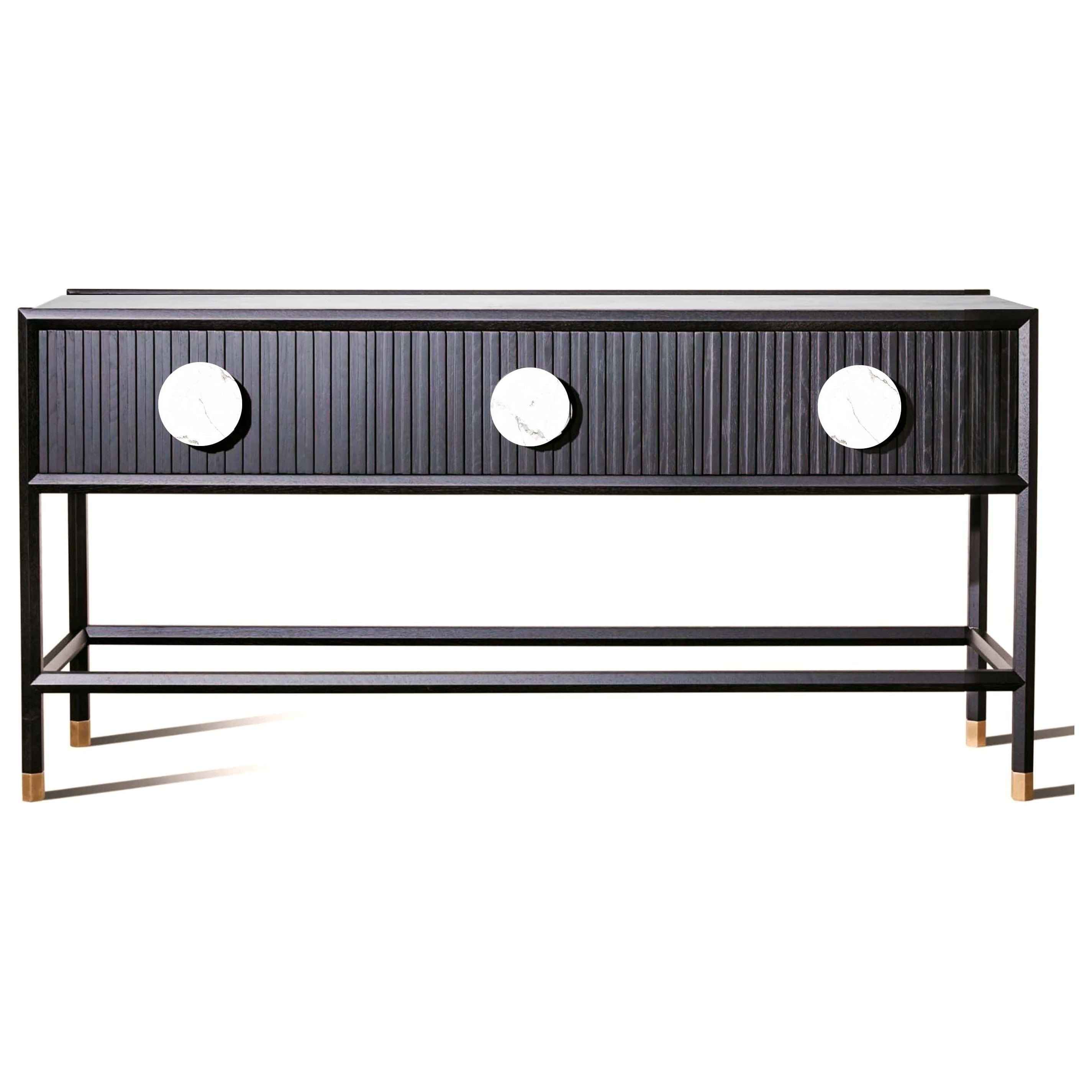 Eclipse Console 3 Drawer - Black