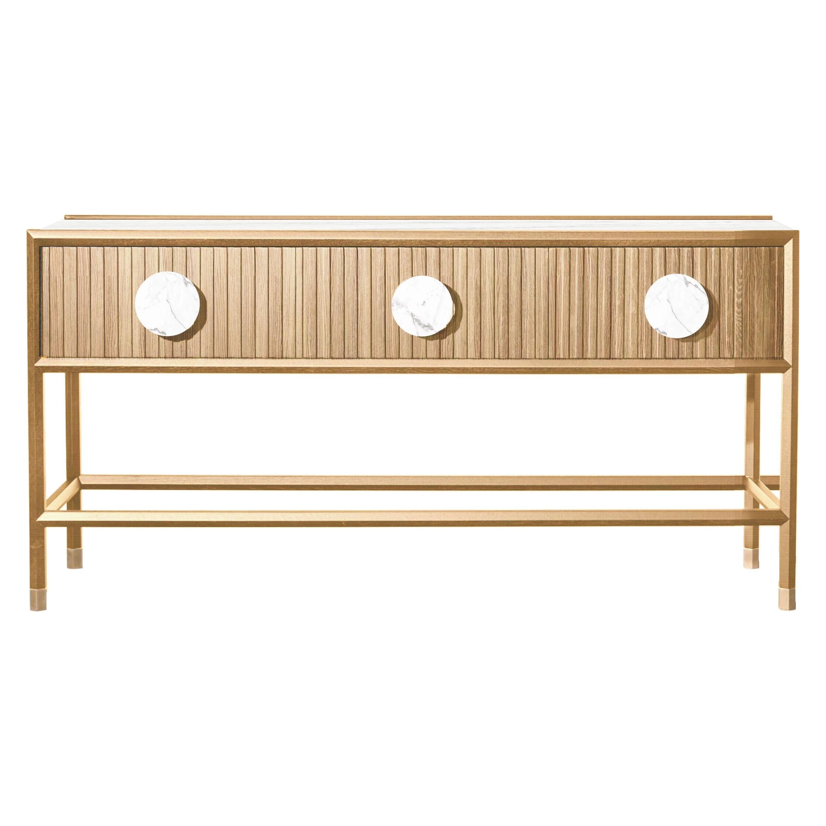 Eclipse Console 3 Drawer - Oak