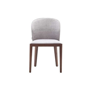 Venice Dining Chair - Textured Grey Velvet