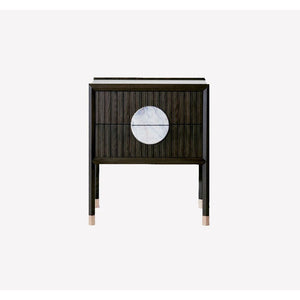 Eclipse Bed Side Table - Black