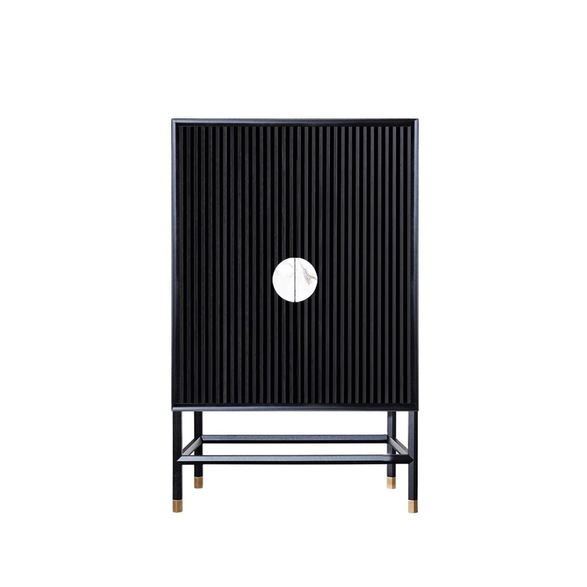 Eclipse Black Bar Cabinet-  Black