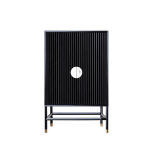 Eclipse Black Bar Cabinet-  Black