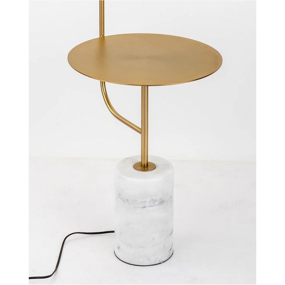 Melca Floor Lamp/ Side Table