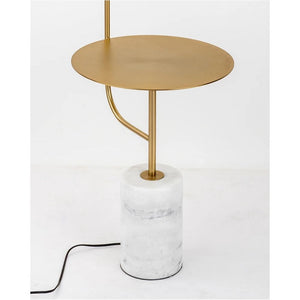 Melca Floor Lamp/ Side Table