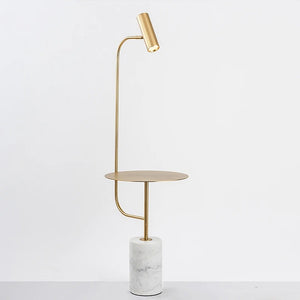 Melca Floor Lamp/ Side Table