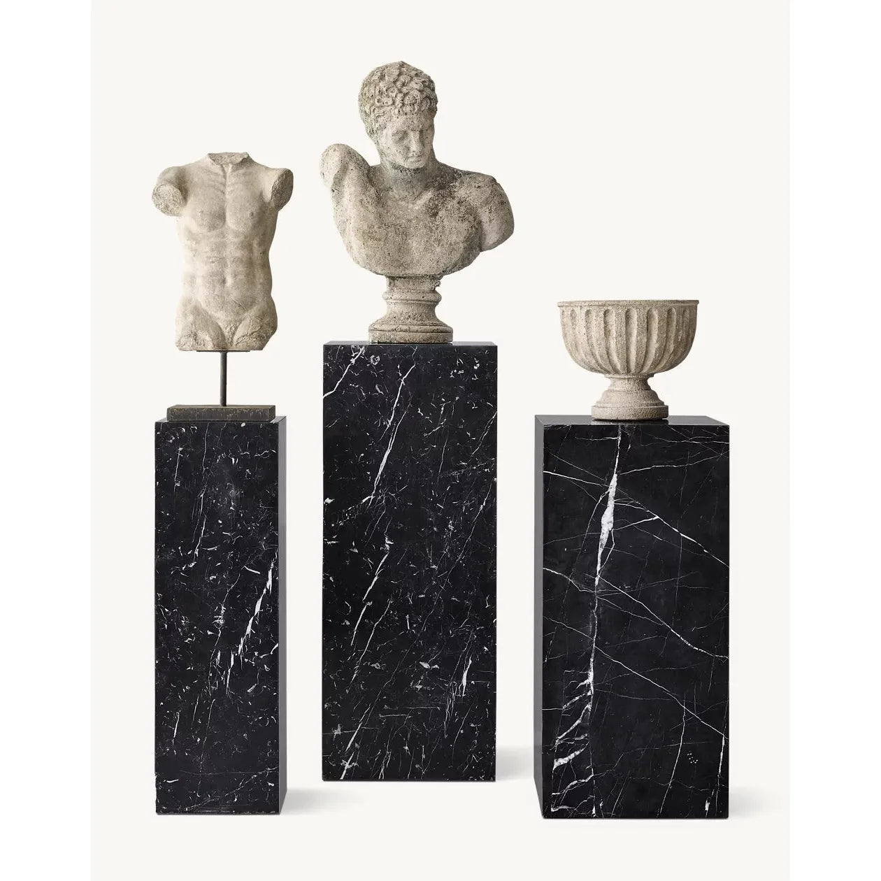 Black Marble Plinth – Daqua Interiors