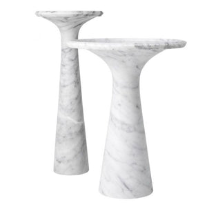 Pompano Marble Side Table / High