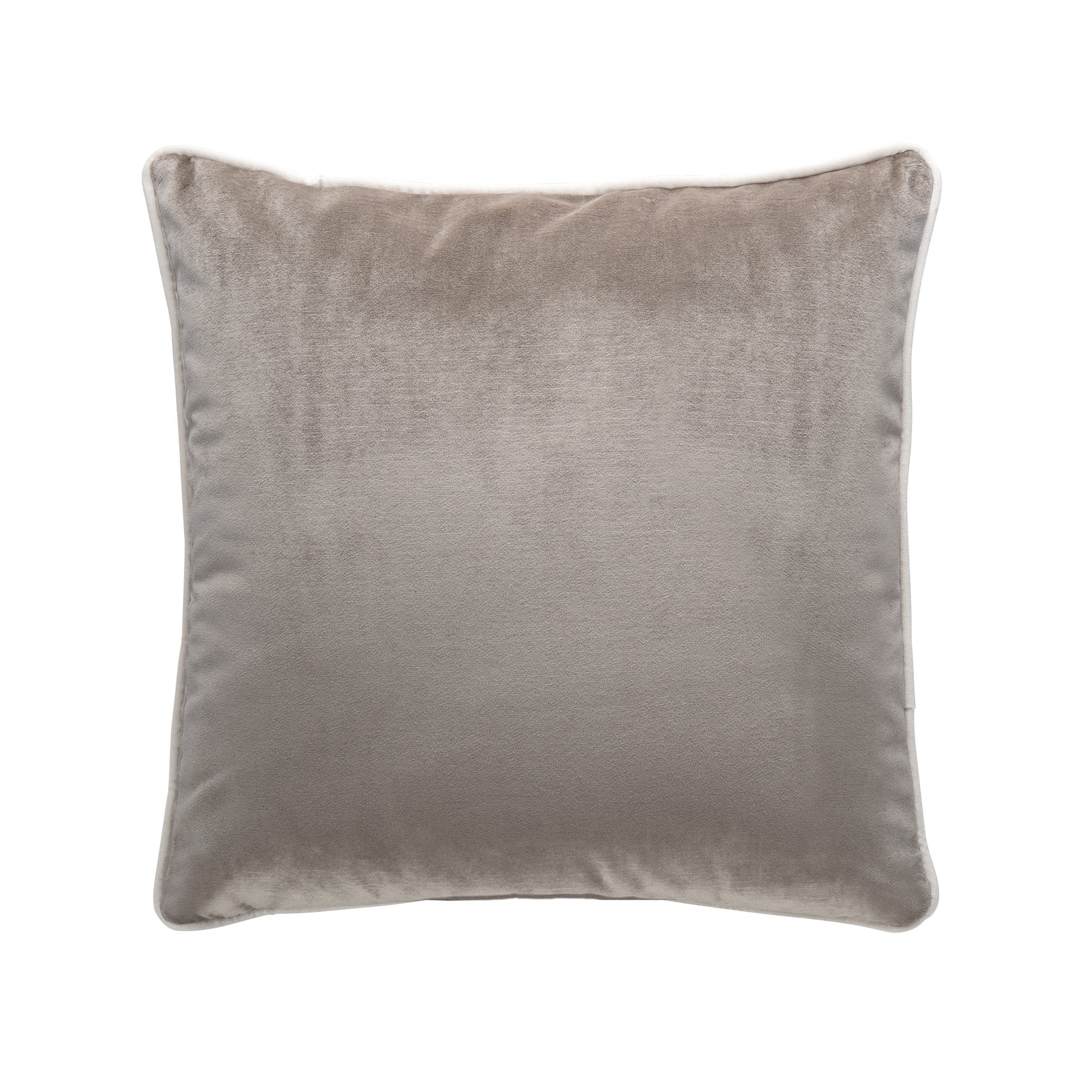 MM01 White Piping Cushion  - Grey