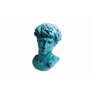 Blue David Sculpture