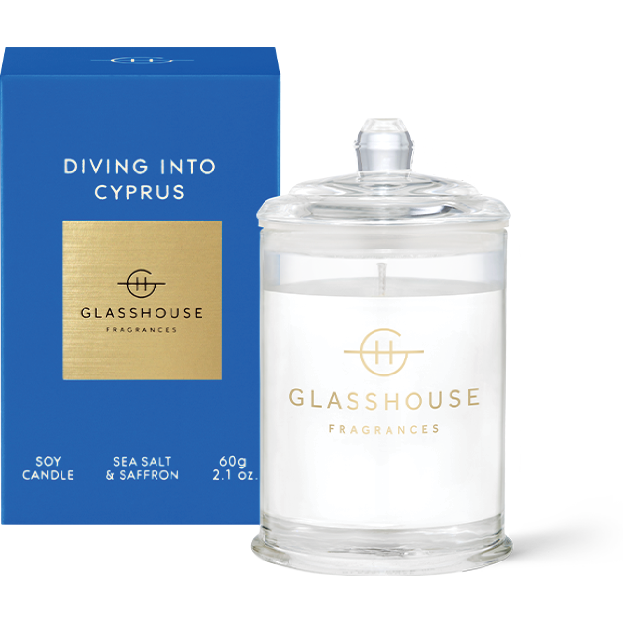Glasshouse Candle 60g Daqua Interiors