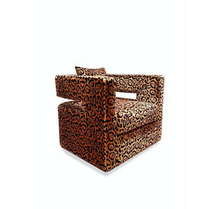 Leopard Swivel Chair