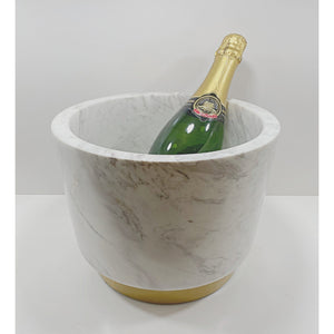 White Marble Champagne Bucket