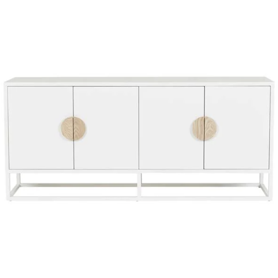 Ben Buffet Credenza - White Ash