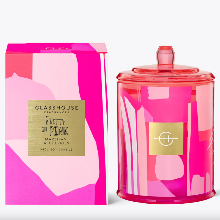 Glasshouse PRETTY IN PINK Limited Summer Candle 380g