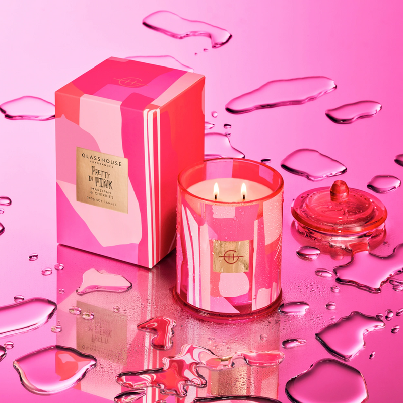 Glasshouse PRETTY IN PINK Limited Summer Candle 380g