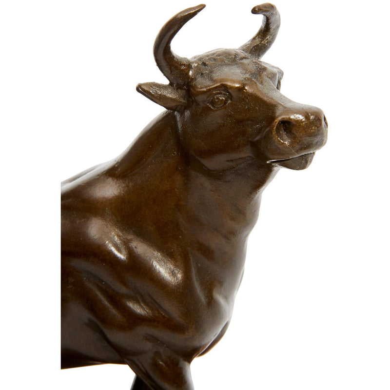 Bronze Bull on Marble
