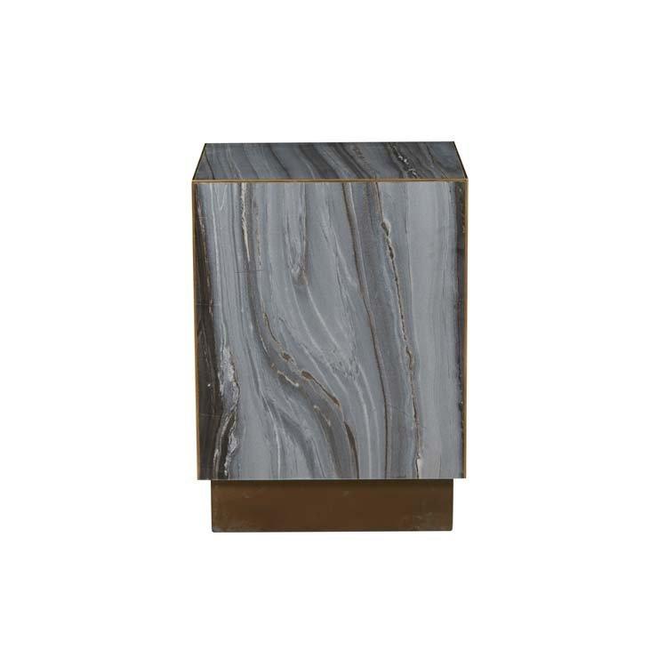 Verona Block Marble Side Table